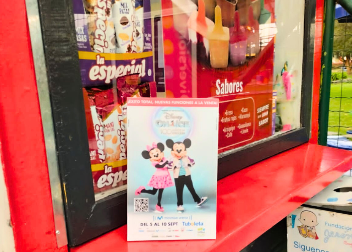 Habladores en Multiparque de Disney On Ice